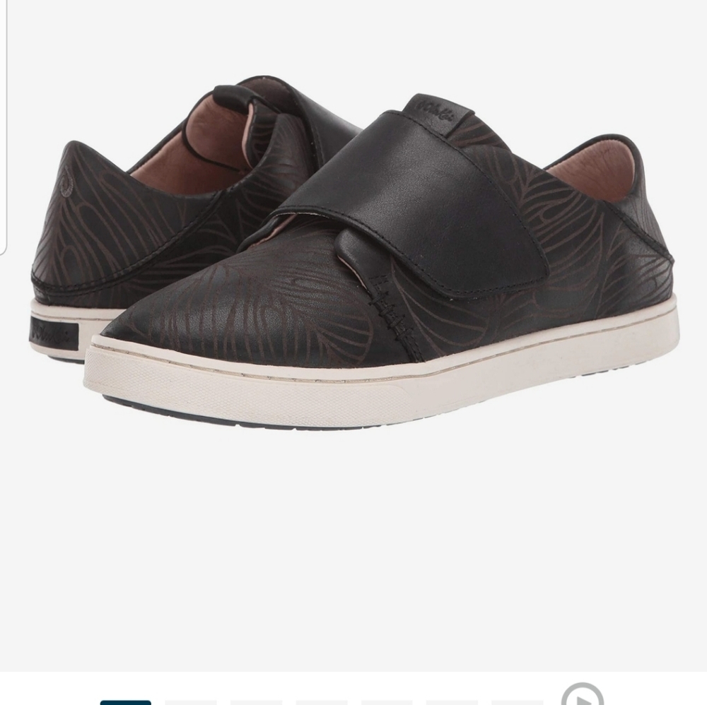 Olukai pehuea loupili loafers Women’s size 10 Black & Brown